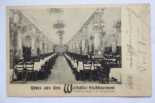 AK Berlin Walhalla-Etablissement Weinbergsweg 19-20