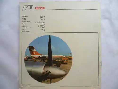 Interflug Informationsheft Linien Flugzeuge 1971