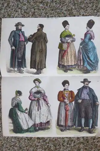 Bilder aus Bayern. Münchner Bilderbogen um 1880 Farbholzstich