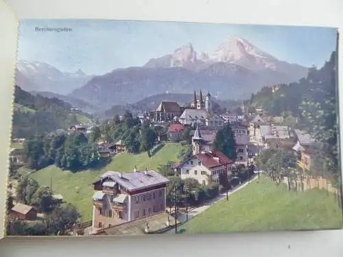 Postkartenheft Salzburg Heilbrunn Berchtesgaden Königsee 12 AK