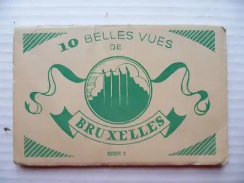 10 Belles Vues de Bruxelles Serie 2 Postkartenleporello