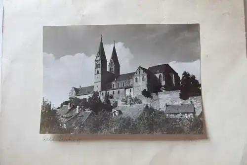 Originalfoto Quedlinburg Schloss sign. Ibus