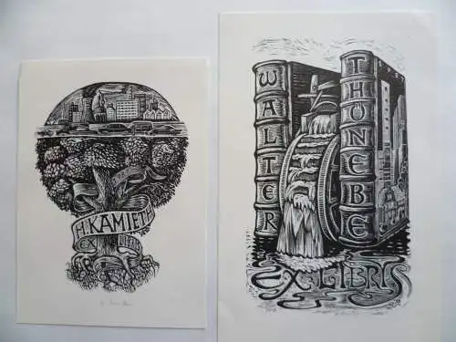 12 Exlibris von und für Helmut Arndt