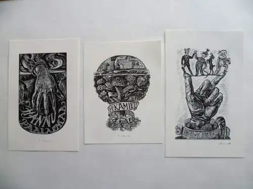 12 Exlibris von und für Helmut Arndt