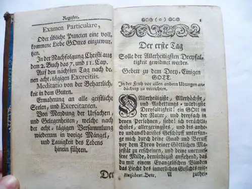 Andachtsbuch Hutschenreiter, Azarias der getreue Begleitsmann, Regensburg 1753