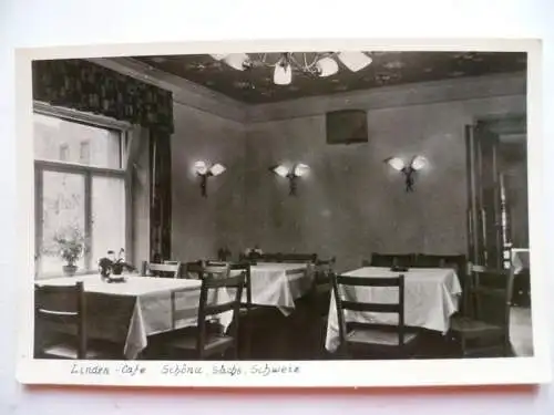 AK Schöna Sächsische Schweiz Linden-Cafe