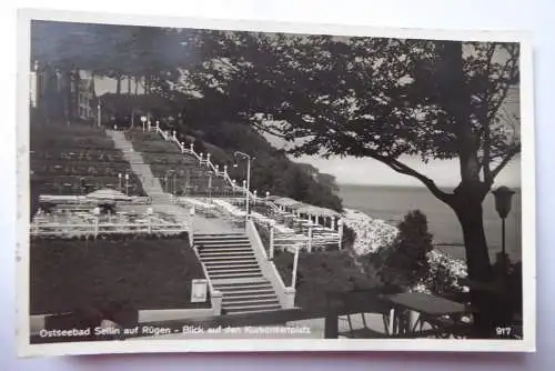 AK Ostseebad Sellin Rügen Blick auf den Kurkonzertplatz