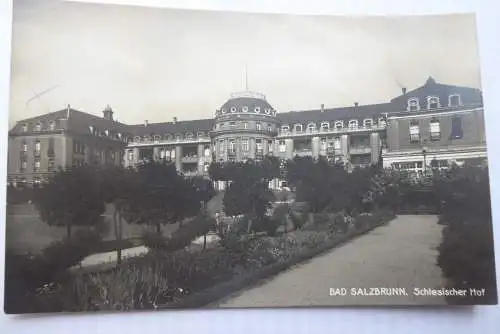 AK Bad Salzbrunn Schlesischer Hof