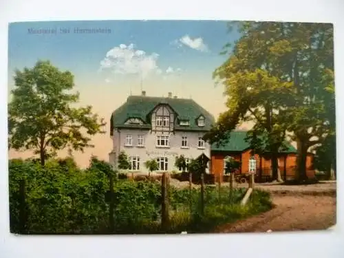 AK Gasthaus Meisterei bei Hartenstein Erzgebirge