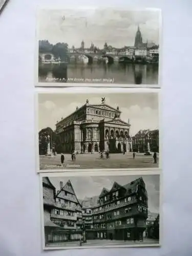 5 AK Frankfurt am Main 1930er Jahre