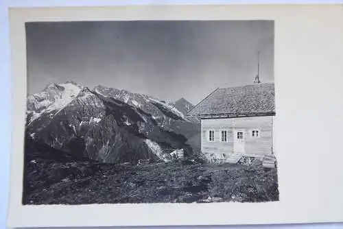 Foto-AK Penkenhütte mit Penkenspitze Zillertal