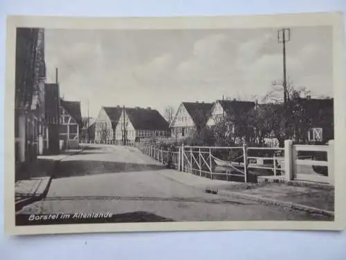 AK Borstel im Altenlande Straßenansicht