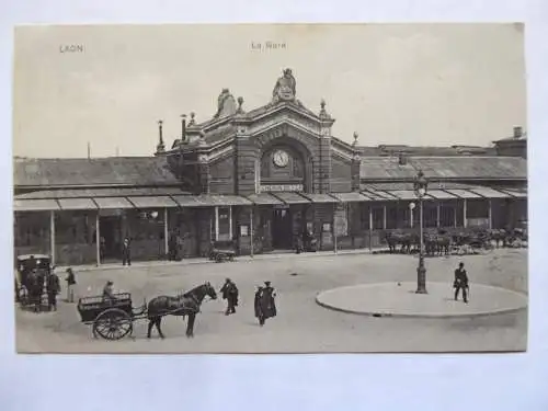 AK Laon La Gare Bahnhof