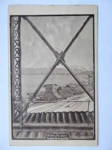 AK Lens (Pas-de-Calais) Blick vom Förderturm St. Auguste Bergbau 1916