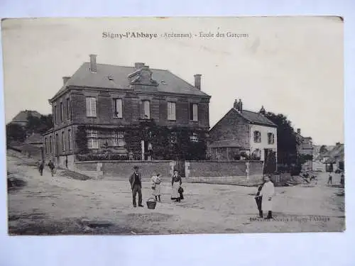AK Signy-l'Abbaye Ardennes - École des Garcons