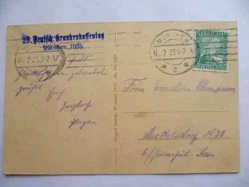 AK München Hofbräukeller Krankenkassentag 1925