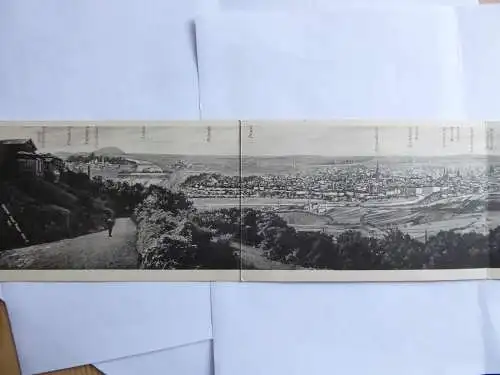 3er AK Panorama von Wien vom Kahlenberge aus 1911