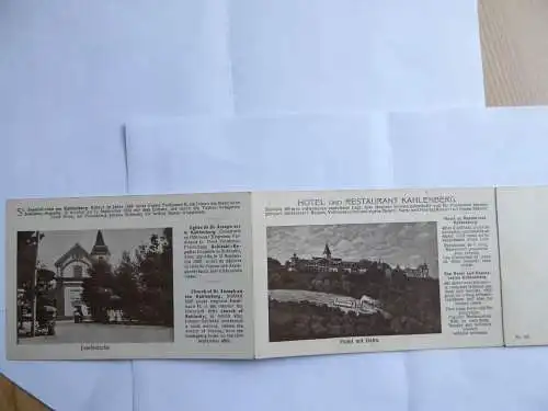 3er AK Panorama von Wien vom Kahlenberge aus 1911