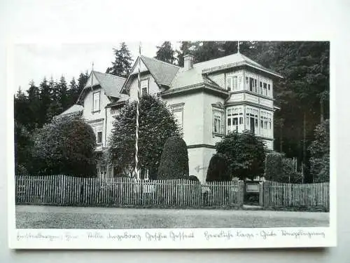 AK Finsterbergen Thüringen Villa Ingeborg