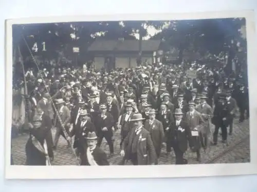 AK Festumzug Gesangsvereine Sachsen u.a. Obergurig