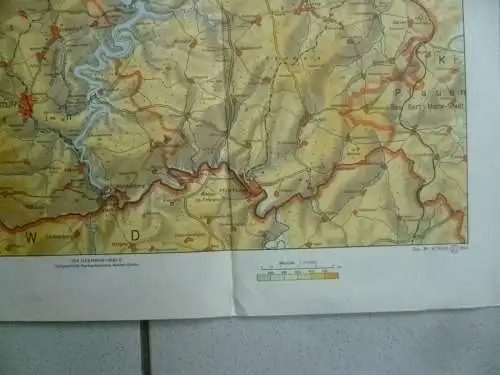 Landkarte Kreise Lobenstein und Schleiz 1965