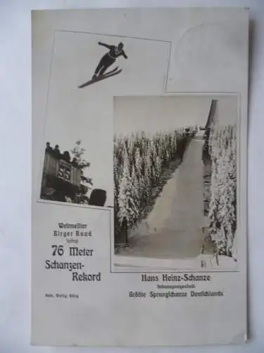 AK Johanngeorgenstadt Hans-Heinz-Schanze Schanzenrekord Birger Ruud