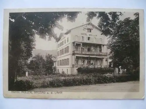 AK Nassau an der Lahn Hotel Müller