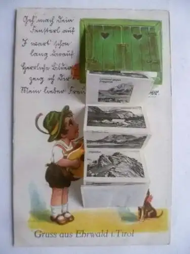 Leporello-AK Gruß aus Ehrwald