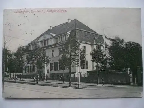 AK Dresden-N. Soldatenheim Königsbrücker Straße