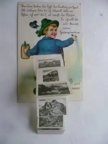 Leporello-AK Gruß aus Lermoos