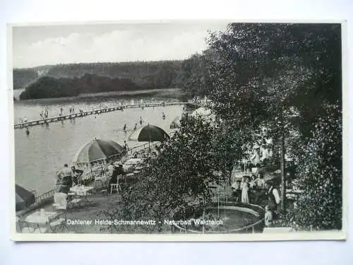 AK Dahlener Heide Schmannewitz Naturbad Waldteich