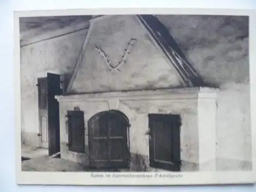 9x Heimatschutzpostkarte Schmalzgrube Hammerherrenhaus