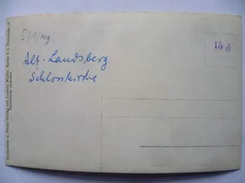 AK Alt-Landsberg Stadtkirche aus dem 13. Jahrhundert
