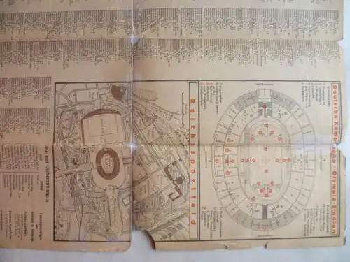 Pharus Plan Berlin 1936 Olympia-Stadion