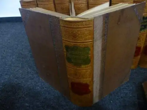 Brockhaus Konversations-Lexikon 16 Bände 1893-1895 dekorative Ausgabe