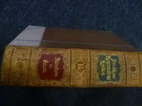 Brockhaus Konversations-Lexikon 16 Bände 1893-1895 dekorative Ausgabe