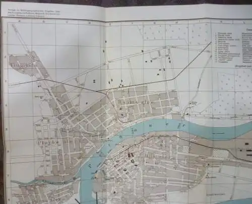 Pernau Pärnu Estland Stadtplan Kriegskarte II. Weltkrieg Sonderausgabe III.1941