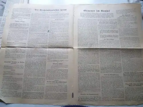 Vossische Zeitung 11.5.1932 Die große Kanzlerrede Dr. Brüning