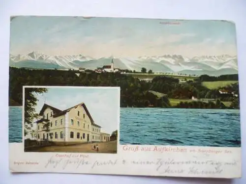 AK Aufkirchen am Starnberger See Gasthof zur Post