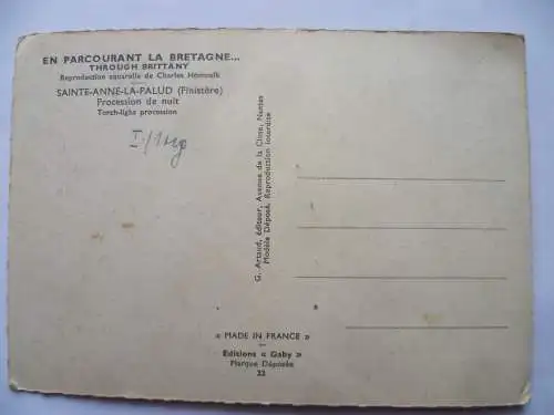 2 Künstler-AK Charles Homualk En Parcourant la Bretagne