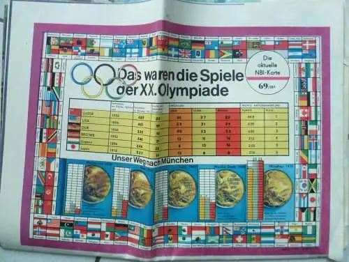 NBI Die Zeit im Bild 1. Oktoberheft 1972 Olympische Spiele München
