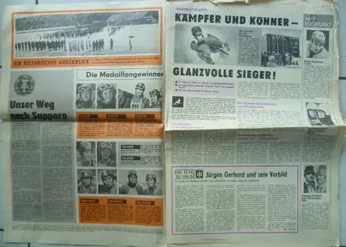Neues Deutschland Sonderausgabe 1972 Olympische Spiele München