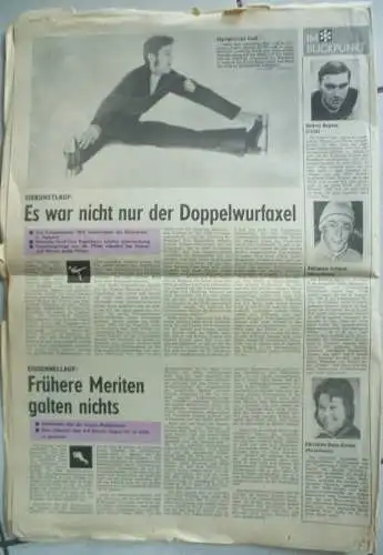 Neues Deutschland Sonderausgabe 1972 Olympische Spiele München