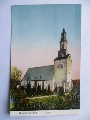 3 AK Brand-Erbisdorf Kirche