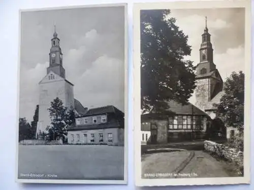 3 AK Brand-Erbisdorf Kirche