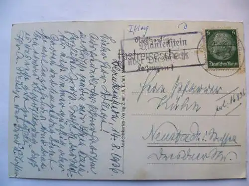 AK Blankenstein bei Wilsdruff Kirche