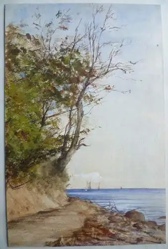 Meeresufer. Aquarell I. Schwerinski