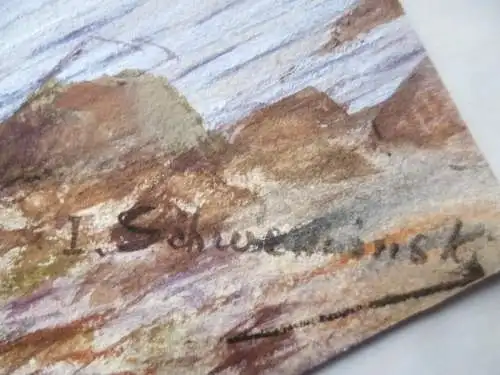 Meeresufer. Aquarell I. Schwerinski