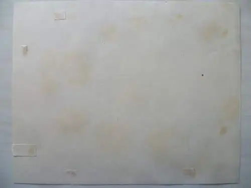 3 Aquarelle Architekturzeichnungen einer Terasse