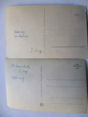 4 AK Elbing Marienkirche